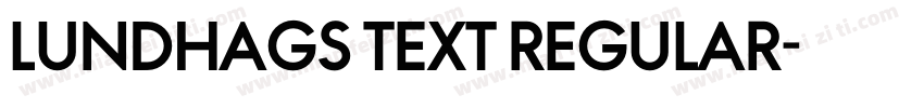 Lundhags Text Regular字体转换